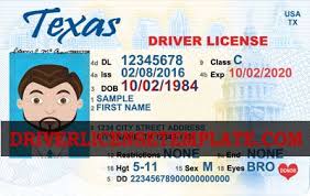 Texas Driver License Template Editable Psd File Drivers License Id Card Template Templates Printable Free