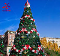 Customized Giant Christmas Tree Lighting Motifs for Outdoor Street Festive  Decoration