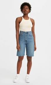 Our wide selection is elegible for free shipping and free returns. High Loose Bermuda Women S Shorts Medium Wash Levi S Us