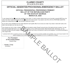 The 2020 Georgia Presidential Primary Athens Politics Nerd
