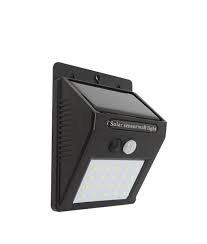 A solar security light is a great option as they have zero installation or ongoing electricity costs. Solar Powered Motion Sensor Weatherproof Outdoor Wall Light