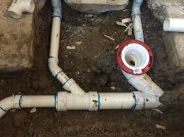 So if your toilet sits on the tile, the flange needs to be on top of the tile too. Project Bathroom Rough In Alliance Drain Plumbing Llc