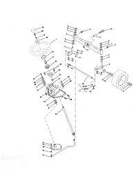 Steering Assembly Diagram Parts List For Model 917273070 Craftsman Parts Riding Mower Tractor Parts Searspartsdirect Tractor Parts Riding Mower Tractors