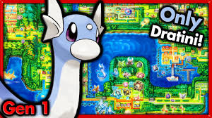 Can I Beat Pokemon Red with ONLY Dratini? 🔴 Pokemon Challenges ▻ NO ITEMS  IN BATTLE - YouTube