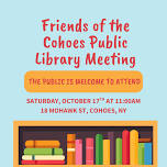 Friends of the Cohoes Public Library Meeting