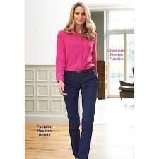 Sur le moment, la couleur lui avait semblé parfaite, vraiment. Pantalon Chino Femme Coupe Slim Ceinture Extensible Poches