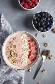 Strawberry Banana Orange Smoothie Bowl Homemade Smoothie Bowl Smoothie Bowl Orange Smoothie