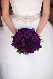 Beautiful Bouquet Dark Purple Wedding Purple Bridal Bouquet Purple Wedding