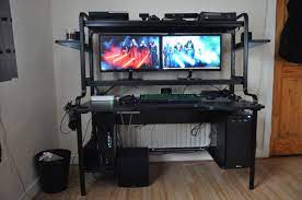 fredde google search gaming desk setup gaming setup gaming desk