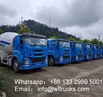 6x4 ISUZU 10m3 12m3 14m3 Concrete mixer truck - fuel truck ...
