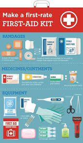 Infographic Design Recommended Items For Your First Aid Kit Do You Have Them All Do You Know How First Aid Emergency Preparedness Kit First Aid Kit
