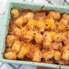 Ham Tater Tot Casserole Recipe Recipe In 2020 Tater Tot Casserole Tater Tot Tater Tot Casserole Recipes