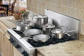 The sturdy stainless steel necks are fitted with anolon suregrip silicone handles that provide plenty of comfortable, dependable handgrip. The 3 Best Stainless Steel Cookware Of 2021 The Safest Too