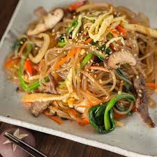 Japchae Korean Stir Fried Noodles Just One Cookbook Recipe Glass Noodles Recipe Sweet Potato Noodles Noodle Dishes