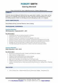 Sara elliott when you're planning a food drive, getting people excited and curious is one of the best ways to create bu. Catering Attendant Resume Samples Qwikresume