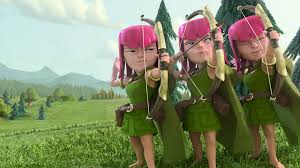 She is the first ranged troop unlocked in the barracks, and the second overall troop unlocked in the game. Clash Of Clans Animation Archers Clash Of Clans Archer 2560x1440 Wallpaper Teahub Io