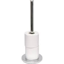 Kes 2 sus304 stainless steel toilet paper holder. Freestanding Metal Toilet Paper Holder Paper Roll Holder Reserve 4 Rolls Chrome In 100 Metal Silver 671599 The Home Depot