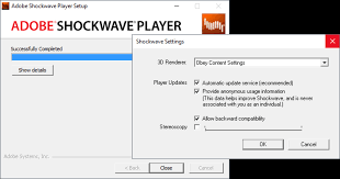 With adobe flash player, you can now play flash games on any computer. Adobe Shockwave Player Download