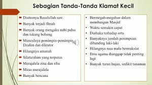 Kaidah yang dipegang saat menyampaikan tanda kiamat besar atau kiamat kecil: Video Pembelajaran Pai Pembahasan Tanda Tanda Kiamat Kecil Part 2 Youtube