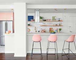 Love this pink kitchen designed for a 1957 modernfold door ad! Tour An Airy Pastel Pink Kitchen In Brooklyn Hgtv