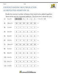 how to teach multiplication worksheets