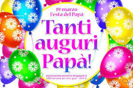 Cdb Cartoline Per Tutti I Gusti Cartolina Festa Del Papa 19 Marzo Tanti Auguri Festa Del Papa Festa Auguri Di Buon Compleanno