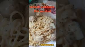 Discover how to make our best spaghetti carbonara recipe. Spaghetti Carbonara With Meatball Versi Mudah Dan Sedap Youtube