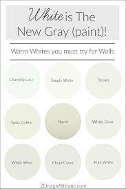 Sherwin williams pure white painted cabinetry. White Is The New Gray Paint Zdesign At Home