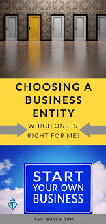 Choosing A Business Entity Which Is Right For You Small Business Tax Business Tax Business