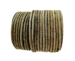 15.24k 72% hot stud with hot hole 2:00. Round Hairy Leather 3mm Vintage Cognec At Wholesale Prices Sun Enterprises Sun Enterprises