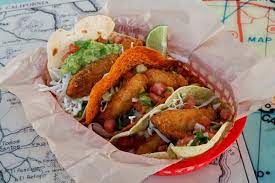 Fish tacos with spicy cabbage slaw. Pin On Hideouts Hangouts Chew