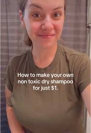 Homemade Dry Shampoo for Brunette