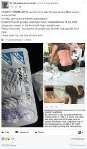 No P 500 Paracetamol Tablet Doesn T Contain Machupo Virus Alt News