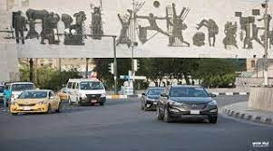 صور العراق سـاحة التـحرير نصــب الحريــة baghdad road iraq