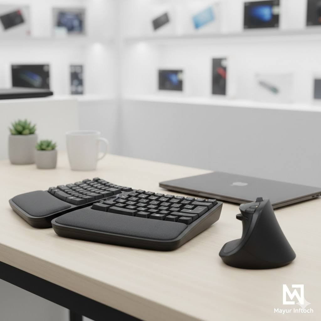 Ergonomic Keyboard & Mouse Sets product image