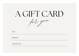 Printable Gift Certificates Free Template