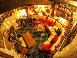 Rustic Hobbit House Interior Decor Hobbit House House In The Woods The Hobbit