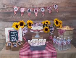 Baby Q Decorations Bbq Baby Shower Decorations Co Ed Baby Etsy Bbq Baby Shower Decorations Outdoor Baby Shower Baby Q Shower