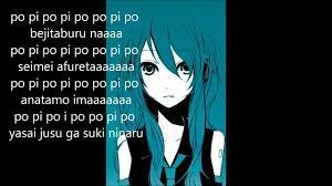 Popipo Hatsune Miku Letra Youtube