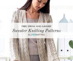 Knit it in a linen, cotton, or bamboo dk weight yarn. 24 Spring And Summer Sweater Knitting Patterns Free Allfreeknitting Com
