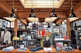 Deus Ex Machina Motors Into Venice Store Design Interior Coffee Shop Decor Retail Fixtures