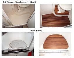 26 Sea Ray Sundancer Head Wooden Bath Mats Teak Bath Teak Bathmat Teak Shower Bench