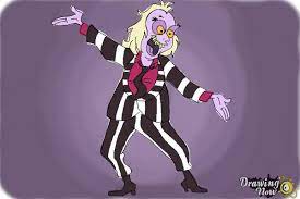 If you like it, pick up the pen and follow the steps below to try it! How To Draw Beetlejuice Drawingnow