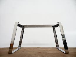 28 X 24 Apart 42 Angled Flat Stainless Steel Table Base Height 26 To 32 Steel Table Base Steel Table Dining Table Legs