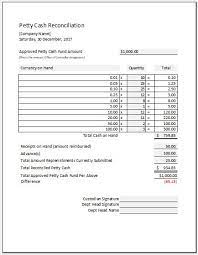 The cash reconciliation is important for all those people who want to control their business internally. Petty Cash Reconciliation Sheet Template Ms Excel Excel Templates