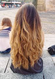 It is quite a statement colour, as there is no real blend between the two colours. Brown And Blonde Dip Dyed Hair On We Heart It
