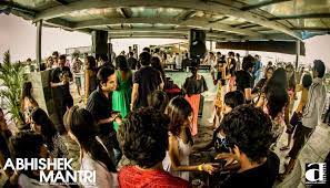 A hotel is a temporary home for people who are travelling. Happening Crowds At The Pool Party O Hotel Pune Pool Party O Hotel Pool