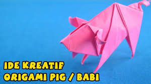 Posted on march 7, 2018march 7, 2018 by printedsweatshirts. Origami Pig Origami Babi Imut