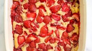Strawberry Dump-It Cobbler (Half the Fat & Sugar!) (Gluten-Free)