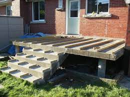 How to build a deck over a concrete slab. Building A Wooden Deck Over A Concrete One 6 Steps With Pictures Instructables